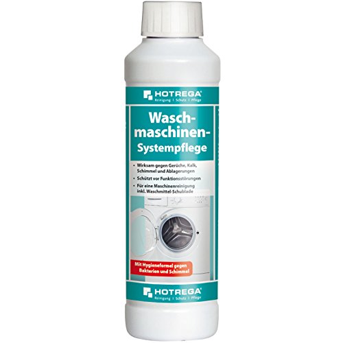 HOTREGA Waschmaschinenreiniger Waschmaschinen Systempflege 250 ml Flasche von HOTREGA