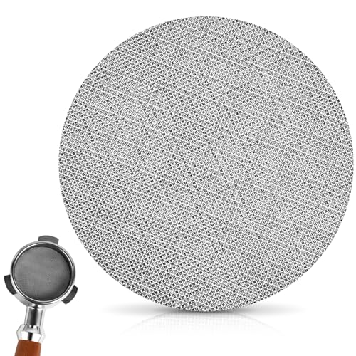 HOTUT Puck Screen 53mm, Espresso Sieb für Siebträger, 1.7mm Dicke 150μm Kaffee Puck Screen, Edelstahl 316L,Wiederverwendbar Puck-Sieb Espressofilter, Siebträger Zubehör für Kaffeemaschine HOTUT Puck Screen 53mm, Espresso Sieb für Siebträger, 1.7mm Dicke 150μm Kaffee Puck Screen, Edelstahl 316L,Wiederverwendbar Puck-Sieb Espressofilter, Siebträger Zubehör für Kaffeemaschine von HOTUT