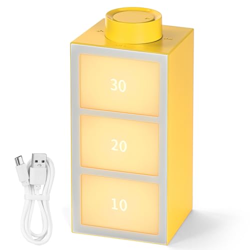 HOTUT RGB Rhythmus Licht im Batterie Gitterform, Kreatives Musik Rhythmus Nachtlicht mit 30 mins Timer, rechargeable music level pickup light, LED Stimmungslicht für Spiele, Autos, Zuhause, Bar - Gelb HOTUT RGB Rhythmus Licht im Batterie Gitterform, Kreatives Musik Rhythmus Nachtlicht mit 30 mins Timer, rechargeable music level pickup light, LED Stimmungslicht für Spiele, Autos, Zuhause, Bar - Gelb von HOTUT