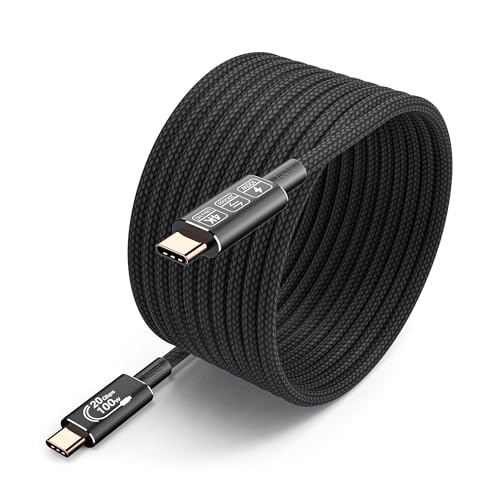 HOTUTUKI usb c 3.2 kabel 5m,20Gbps Type c Datenkabel,USB C auf USB C 3.2 Gen 2×2 Kabel PD3.0 100W 20V/5A,4K@60Hz USB C Monitor Kabel für Thunderbolt 4/3, Laptop, Mobiltelefon,usb c kabel 5m HOTUTUKI usb c 3.2 kabel 5m,20Gbps Type c Datenkabel,USB C auf USB C 3.2 Gen 2×2 Kabel PD3.0 100W 20V/5A,4K@60Hz USB C Monitor Kabel für Thunderbolt 4/3, Laptop, Mobiltelefon,usb c kabel 5m von HOTUTUKI