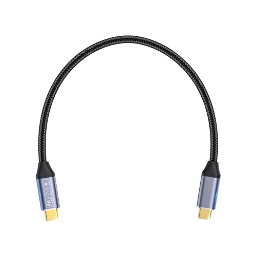 USB C Kabel auf USB C 0.5M,Kurzes USB 3.1 Gen2 Typ C ladekabel, 10 Gbps Datenübertragung, 100W 20V/5A Schnellladekabel,4K @ 60Hz Videoübertragung Kompatibel mit Laptop, Mobiltelefon, USB-C-Geräte.… USB C Kabel auf USB C 0.5M,Kurzes USB 3.1 Gen2 Typ C ladekabel, 10 Gbps Datenübertragung, 100W 20V/5A Schnellladekabel,4K @ 60Hz Videoübertragung Kompatibel mit Laptop, Mobiltelefon, USB-C-Geräte.… von HOTUTUKI
