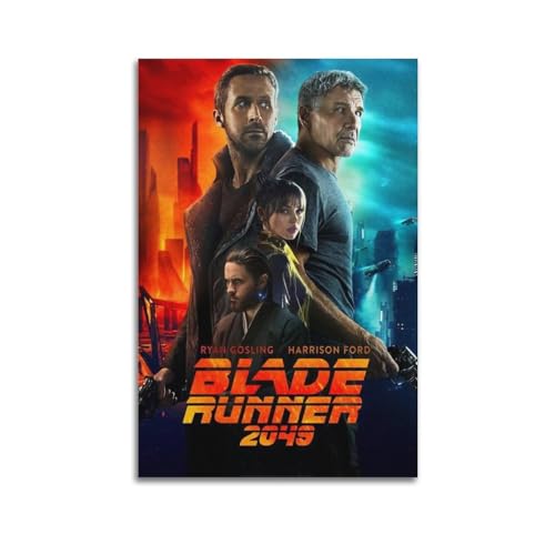 HOTV Blade Runner 2049 Leinwandbild Foto Auf Leinwand Wanddeko Künstler Leinwandbilder Wandbilder Leinwand Bilder Wandkunst Fotogeschenk Schlafzimmer Wand Deko 12x18inch(30x45cm) Unframe-style von HOTV