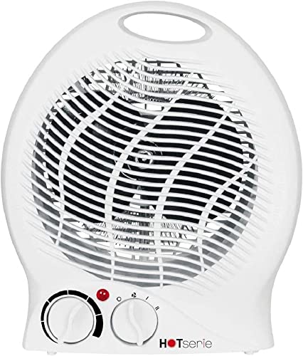 DESKI HOT Serie Heizlüfter Ventilator 2000 Watt Weiss von HOTserie