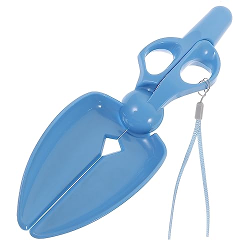 HOUDERCO 1 Stück Schaufelclip für Hundekot Tragbarer Kleiner Haustier Kotgreifer Scherenform aus Robustem für Drinnen und Draußen Aufsammeln von Hundekot im Garten und Park von HOUDERCO