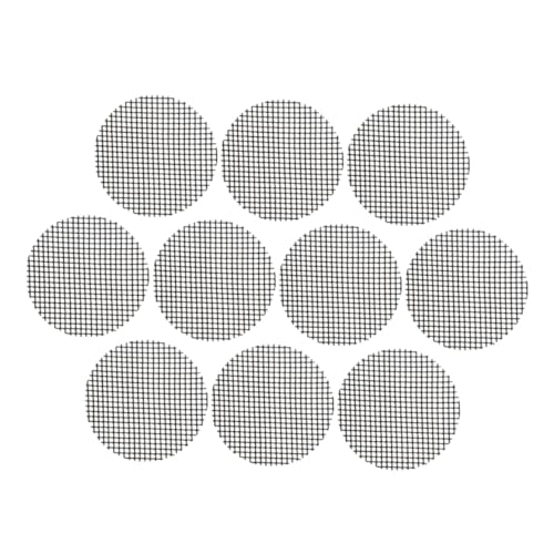 HOUDERCO 10 Stück Teiliges Blumenkübel Netzmatten Atmungsaktive Drainage Pads für Blumentopf Bodenlöcher Stabile Pflanzenunterlagen für Verbesserte Luftzirkulation und Bodenschutz von HOUDERCO