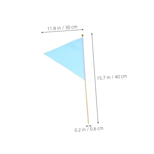 HOUDERCO 10 Stück Teiliges Markierungsflaggen für Rasen und Garten Dreieckige Leuchtend Blaue Flags zur Kennzeichnung von Baustellen Bewässerung Vermessung und Pflanzstandorten HOUDERCO 10 Stück Teiliges Markierungsflaggen für Rasen und Garten Dreieckige Leuchtend Blaue Flags zur Kennzeichnung von Baustellen Bewässerung Vermessung und Pflanzstandorten von HOUDERCO