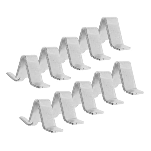 HOUDERCO 10 Stück Teiliges Robuste Schrank Regal Clips aus Eisen Leichte und Einfach zu Installierende Aktenschrank Regalhalterungen Stabile und Langlebige Ablagehalterungen für von HOUDERCO