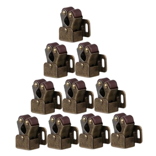 HOUDERCO 12 Stück Teiliges Retro Doppel kugelschnäpper Türverschluss mit Verschleißfestes Stahlmaterial Geräuschdämpfend für Schranktüren Kommoden und Kleiderschränke im Wohnbereich von HOUDERCO