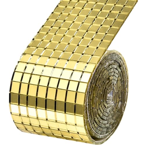 HOUDERCO 1Rolle Selbstklebende Mosaik Wandaufkleber DIY Glasfliesenaufkleber für Kreative Wanddekoration Wasserfest und Geruchlos Teile für Handwerksprojekte von HOUDERCO