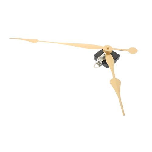 HOUDERCO 1satz Wanduhrwerk Mechanismus Mit Langen Goldenen Zeigern Leise Und Präzise Für -uhrprojekte Kompatibel Mit Meisten Uhren Aus Langlebigem Und Kunststoff Für Verschiedene HOUDERCO 1satz Wanduhrwerk Mechanismus Mit Langen Goldenen Zeigern Leise Und Präzise Für -uhrprojekte Kompatibel Mit Meisten Uhren Aus Langlebigem Und Kunststoff Für Verschiedene von HOUDERCO