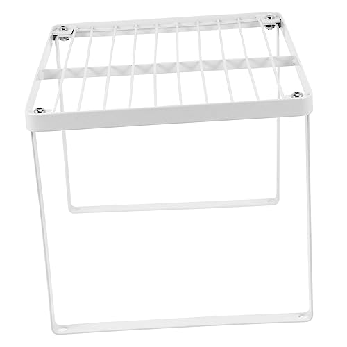 HOUDERCO 1Stück Kleiderschrank Partition Regal Eisenregal für Kleidung Vielseitig Einsetzbar als Stauraum im Schrank Wohnzimmer Küche und Badezimmer mit Folie HOUDERCO 1Stück Kleiderschrank Partition Regal Eisenregal für Kleidung Vielseitig Einsetzbar als Stauraum im Schrank Wohnzimmer Küche und Badezimmer mit Folie von HOUDERCO