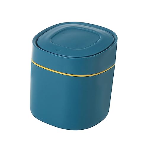 HOUDERCO Küchen Mülleimer mit Druckdeckel Kreativer Haushaltsmülleimer Kompakter Kleiner Papierkorb für Badezimmer und Wohnzimmer Langlebig Modisches Design HOUDERCO Küchen Mülleimer mit Druckdeckel Kreativer Haushaltsmülleimer Kompakter Kleiner Papierkorb für Badezimmer und Wohnzimmer Langlebig Modisches Design von HOUDERCO