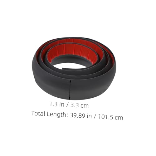 HOUDERCO 2 Rollen Selbstklebender PVC Boden Übergangsprofil Randabdeckung Bodenschwelle Teppich Vinyl Übergangsleiste zur Kantenabdeckung und Dekoration von HOUDERCO