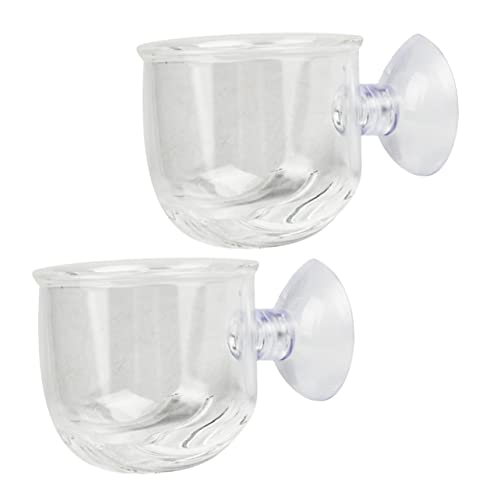 HOUDERCO Aquarium-futterspender Aus Glas Für Fische Rot Futternapf 2 Stück Aquarium-ausrüstung HOUDERCO Aquarium-futterspender Aus Glas Für Fische Rot Futternapf 2 Stück Aquarium-ausrüstung von HOUDERCO