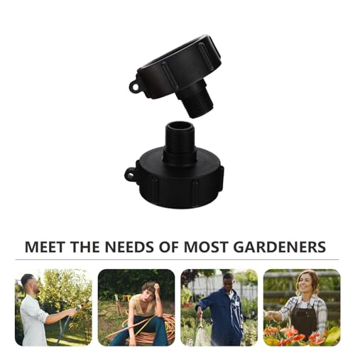 HOUDERCO 2 Stück IBC Tank Adapter Feingewinde Grobgewinde Abs Wasserhahn Anschluss für Wassertank Zubehör Dichtungsgeprüft Robust für Garten Industrie und Regenwassertonnen Geeignet HOUDERCO 2 Stück IBC Tank Adapter Feingewinde Grobgewinde Abs Wasserhahn Anschluss für Wassertank Zubehör Dichtungsgeprüft Robust für Garten Industrie und Regenwassertonnen Geeignet von HOUDERCO