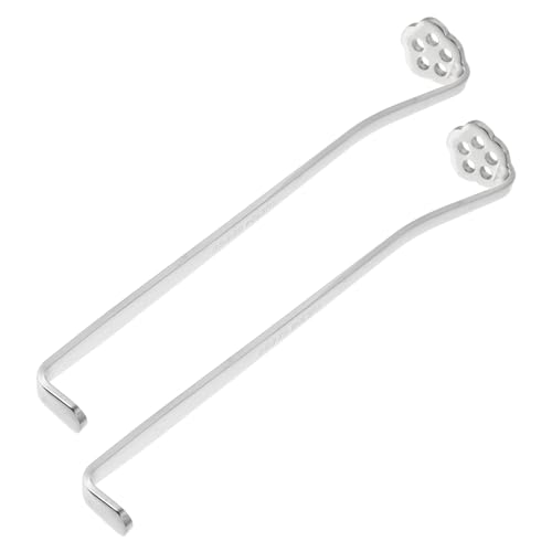 HOUDERCO 2 Stück Manuelle Zitronenpresse Teilig aus Robustes Material Ergonomischer Griff Entsaften von Zitrusfrüchten Wie Zitrone Limette Kiwi Einfach zu Reinigen Wiederverwendbar von HOUDERCO