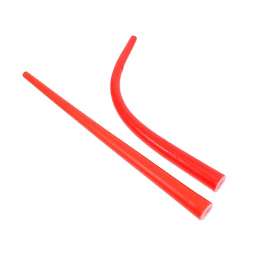 HOUDERCO 2 Stück Präzise Caulking Tips Set mit Gerader und Abgewinkelter Verlängerungsdüse Wiederverwendbar Passend für Silikonfugen Exakte Anwendung bei Dichtungsarbeiten und von HOUDERCO