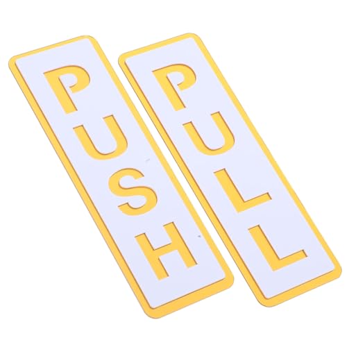 HOUDERCO 2 Stück Selbstklebendes Acryl Push pull Türschild Goldfarben Klare Türfunktion für Holz Glas Metall Kunststofftüren Geeignet für Büro Geschäft und Zuhause HOUDERCO 2 Stück Selbstklebendes Acryl Push pull Türschild Goldfarben Klare Türfunktion für Holz Glas Metall Kunststofftüren Geeignet für Büro Geschäft und Zuhause von HOUDERCO