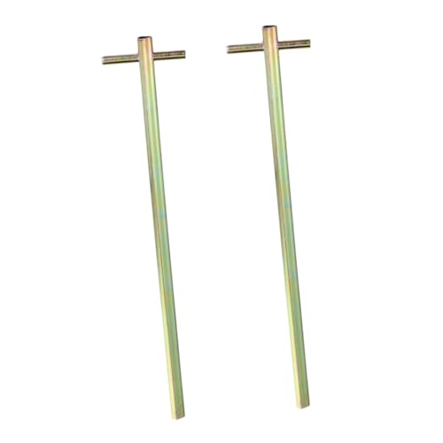 HOUDERCO 2 Stück Teiliges Langer Dreikantschlüssel mit Griff Universeller Aufzugsschlüssel für Präzise Passform Robuste Metallkonstruktion Geeignet für Aufzugstüren für Gebäudewartung und von HOUDERCO