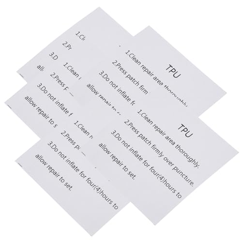 HOUDERCO 20 Blatt Reparaturflicken Selbstklebend für Luftmatratze Schwimmbad Pool Reparaturset für Aufblasbare Produkte und Wasserspielzeug von HOUDERCO