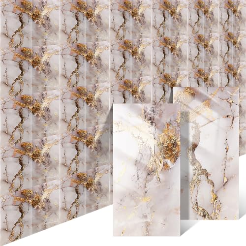 HOUDERCO 20 Stück Selbstklebende Marmor Wandpaneele Küchen Badezimmer Fliesen Aufkleber Peel And Stick Duschwand Verzierungen HOUDERCO 20 Stück Selbstklebende Marmor Wandpaneele Küchen Badezimmer Fliesen Aufkleber Peel And Stick Duschwand Verzierungen von HOUDERCO