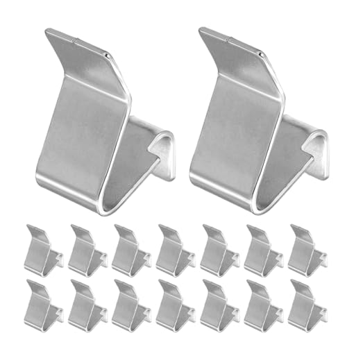HOUDERCO 20 Stück Verstellbare Metall Regalstützklammern Robuste Clips für Aktenschrank Küchenschrank Bücherregal Einfache Installation und Anpassung Hochwertiges Multifunktional von HOUDERCO