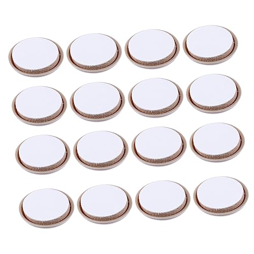HOUDERCO 20 Stück Selbstklebende Schreibtisch Füße Pads Möbelgleiter Für Stühle Bodenschutz Für Hartböden 25mm Rund Für Tische Stühle Und Andere von HOUDERCO