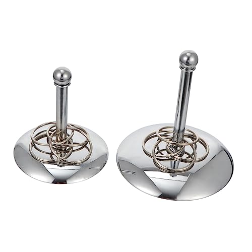 HOUDERCO 2stücke Vogel Spielzeug Vogel Trick Tischspielzeug Papagei Trainingsspielzeug Ring Spielzeug Für Papageien Vogelspielzeug von HOUDERCO