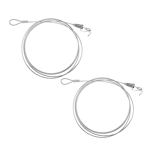 HOUDERCO 2Stücke Edelstahldraht Lanyard Vorhangseil für Einfache Installation ohne Bohren für Schlafzimmer Wohnräume und Balkone Kostengünstig und Sicher HOUDERCO 2Stücke Edelstahldraht Lanyard Vorhangseil für Einfache Installation ohne Bohren für Schlafzimmer Wohnräume und Balkone Kostengünstig und Sicher von HOUDERCO