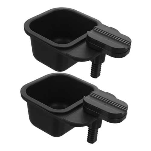HOUDERCO 2Stücke Multifunktionale Rotierbare Tischabfallbehälter Clip Mülleimer für Schreibtisch Platzsparende Aufbewahrungsbox für Büro und Zuhause von HOUDERCO
