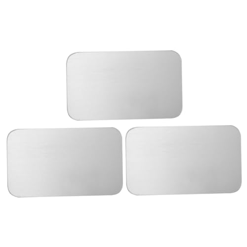 HOUDERCO 3 Stück Kleintier Kühlmatte Aluminium Hamster Igel Kühlplatte für Kaninchen Chinchilla Kleintiere Haustierbett Hitzeschutz Tragbar Hautfreundlich von HOUDERCO