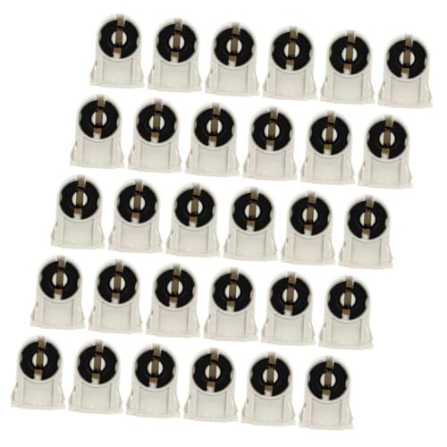 HOUDERCO 30 Stück Teiliges LED Hitzebeständige Abs Fassung Kompatibel Geschalteten Leuchtstoffröhren Lampenhalterung für Einfache Reparatur und Energiesparende Beleuchtung Zufällige Farbe HOUDERCO 30 Stück Teiliges LED Hitzebeständige Abs Fassung Kompatibel Geschalteten Leuchtstoffröhren Lampenhalterung für Einfache Reparatur und Energiesparende Beleuchtung Zufällige Farbe von HOUDERCO