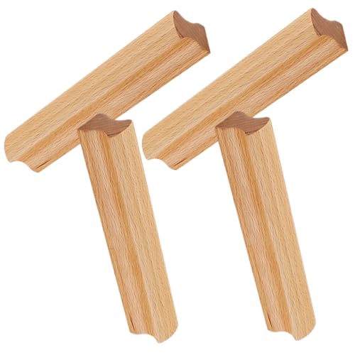 HOUDERCO 4 Stück Massive Holzgriffe Lochabstand Langlebige Küchengriffe und Schrankgriffe aus Buchenholz mit Schutzlack Einfache Montage für Küche Wohnzimmer Schlafzimmer und Möbel Wie HOUDERCO 4 Stück Massive Holzgriffe Lochabstand Langlebige Küchengriffe und Schrankgriffe aus Buchenholz mit Schutzlack Einfache Montage für Küche Wohnzimmer Schlafzimmer und Möbel Wie von HOUDERCO