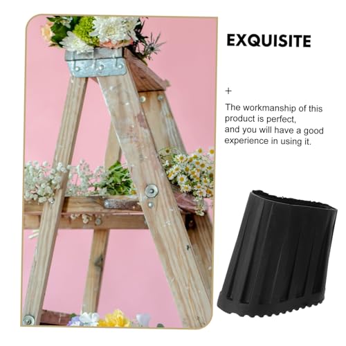 HOUDERCO 4 Stück Rutschfeste Leiterfußschoner aus Dickem Gummi Langlebige Schutzkappen für Haushaltsleitern Rutschfeste Fußabdeckungen für Zusätzliche Stabilität und Verwendung HOUDERCO 4 Stück Rutschfeste Leiterfußschoner aus Dickem Gummi Langlebige Schutzkappen für Haushaltsleitern Rutschfeste Fußabdeckungen für Zusätzliche Stabilität und Verwendung von HOUDERCO