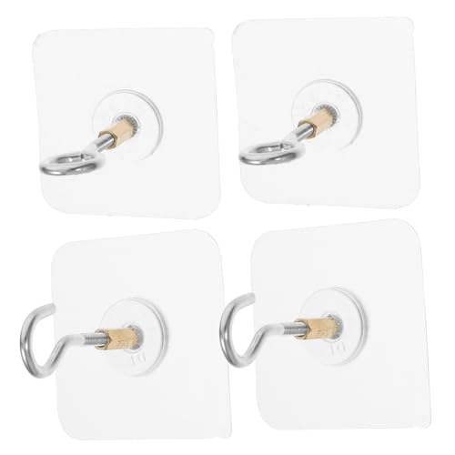 HOUDERCO 4 Stück Selbstklebende Deckenhaken Robuste Starke Haken für Pflanzen Licht und Dekorationen Ohne Bohren Vielseitig Einsetzbar mit Offenen und Geschlossenen Haken für Flexible HOUDERCO 4 Stück Selbstklebende Deckenhaken Robuste Starke Haken für Pflanzen Licht und Dekorationen Ohne Bohren Vielseitig Einsetzbar mit Offenen und Geschlossenen Haken für Flexible von HOUDERCO