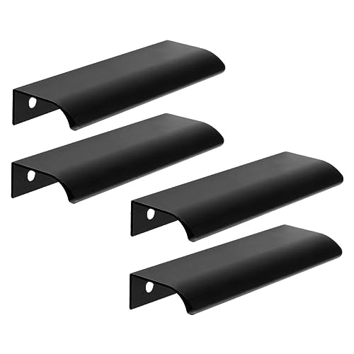 HOUDERCO 4 Stück Unsichtbare Möbelgriffe Eingelassene Griffstangen für Schrank und Küchenschränke Hochwertige Einfache Installation Schwarz für Möbel HOUDERCO 4 Stück Unsichtbare Möbelgriffe Eingelassene Griffstangen für Schrank und Küchenschränke Hochwertige Einfache Installation Schwarz für Möbel von HOUDERCO