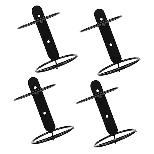 HOUDERCO 4 Stück Wandmontierter Weinflaschenhalter Teiliges Metallregal für Einzelweinflasche Stilvolle Dekoration für Bars Küchen und Restaurants HOUDERCO 4 Stück Wandmontierter Weinflaschenhalter Teiliges Metallregal für Einzelweinflasche Stilvolle Dekoration für Bars Küchen und Restaurants von HOUDERCO