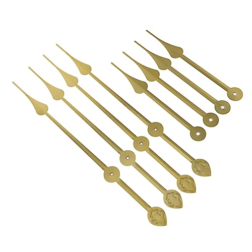 HOUDERCO 4 Stück Zeiger Einer Wanduhr groß Wanduhr modern lang bunt Hände Ersatzteile für Uhren Uhr Ersatzteile Reperatur-Teile Taktbewegungs -Kit Uhrzeiger Aluminium Golden HOUDERCO 4 Stück Zeiger Einer Wanduhr groß Wanduhr modern lang bunt Hände Ersatzteile für Uhren Uhr Ersatzteile Reperatur-Teile Taktbewegungs -Kit Uhrzeiger Aluminium Golden von HOUDERCO