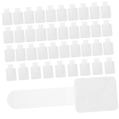 HOUDERCO 40 Stück Teiliges Selbstklebendes Kabel organizer Wiederverwendbare Kabelbinder halterung für USB datenkabel Ladekabel und Stromkabel Strapazierfähige Kabelbefestigung für von HOUDERCO