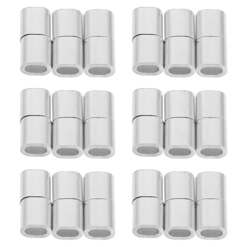 HOUDERCO 400 Stück Aluminium Drahtseil Klemmen für Zuverlässige Befestigung und Fixierung Geeignet für Rohre Schläuche und Kabel Loch Leicht und Tragbar HOUDERCO 400 Stück Aluminium Drahtseil Klemmen für Zuverlässige Befestigung und Fixierung Geeignet für Rohre Schläuche und Kabel Loch Leicht und Tragbar von HOUDERCO