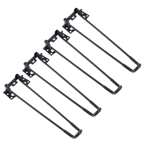 HOUDERCO 4Stücke Faltbare Tischbeine Robuste Metall Möbelbeine für Klapptische Höhe Leicht zu Installieren für Moderne Möbelprojekte Stabil und Langlebig von HOUDERCO