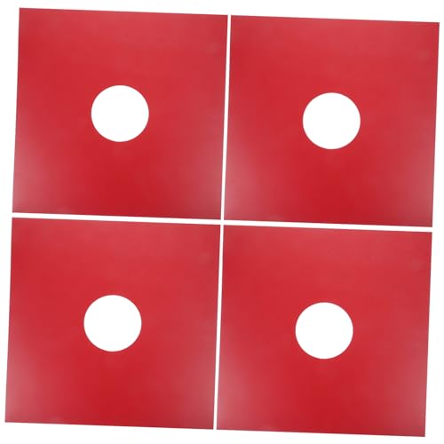 HOUDERCO 4stücke Vinyl Schallplatten Außenhülle Schutzhülle Schallplattenhülle Standardgröße Zur Aufbewahrung Und Schutz Vor Kratzern Und Staub Für Ihre Platten Sammlung HOUDERCO 4stücke Vinyl Schallplatten Außenhülle Schutzhülle Schallplattenhülle Standardgröße Zur Aufbewahrung Und Schutz Vor Kratzern Und Staub Für Ihre Platten Sammlung von HOUDERCO