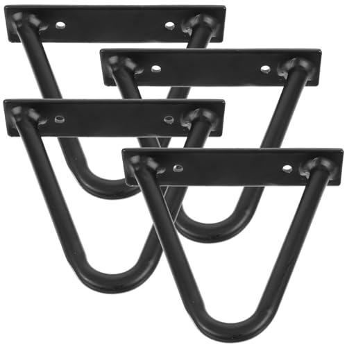 HOUDERCO 4Stücke Tischbeine Metall Möbelfüße für Schreibtisch Sofa Couchtisch Höhe Robust Elegant zum Austausch Möbeln von HOUDERCO