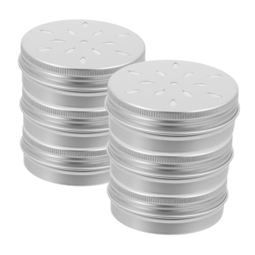 HOUDERCO 6 Stück Aluminiumbox mit Hohlgewinde für Hundegeruchstraining Langlebig Vielseitig Einsetzbar für Kosmetik Hautpflege Medizin Leicht Ansprechendes Design von HOUDERCO