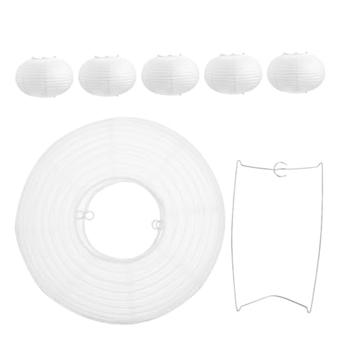 HOUDERCO 6 Stück Faltbare DIY Papierlaternen Lampenschirme Dekorative Hängelampen für Partys Hochzeiten und Schlafzimmer Höhe HOUDERCO 6 Stück Faltbare DIY Papierlaternen Lampenschirme Dekorative Hängelampen für Partys Hochzeiten und Schlafzimmer Höhe von HOUDERCO