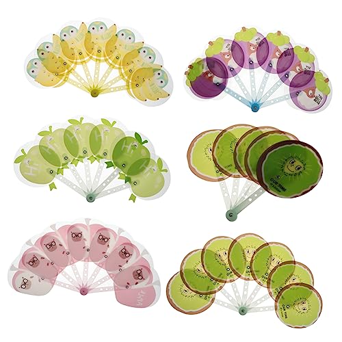 HOUDERCO 8 Stück Teiliges Sommer Faltfächer mit Obstmotiv Leichter Tragbarer Kunststoff Fächer für Dekoration und Erfrischung bei Sommerveranstaltungen HOUDERCO 8 Stück Teiliges Sommer Faltfächer mit Obstmotiv Leichter Tragbarer Kunststoff Fächer für Dekoration und Erfrischung bei Sommerveranstaltungen von HOUDERCO