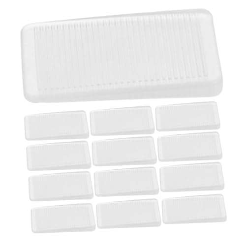 HOUDERCO 8 Stück Transparente Verstellbare Möbelkeile für Tische Schränke und Türen Leveling Wedges zur Bodenschonung für Zuhause und Büro zu Handhaben Schützt vor Kratzern von HOUDERCO