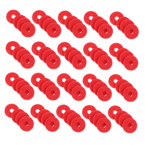 HOUDERCO 90 Stück Teiliges Klavier Waschscheiben Runde Filzpolster für Klaviertasten Geräuschdämpfend und Schützend Leichte Kompakte Pianoreparaturwerkzeuge für Präzise Stimmung und von HOUDERCO