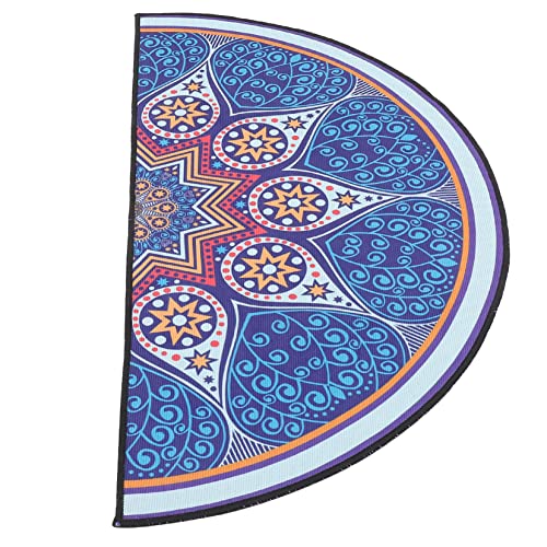 HOUDERCO Bohemian Stil Fußmatte Halbrund rutschfeste Eingangsmatte mit Mandala Muster für Badezimmer Geeignet für Innen und Außenbereich HOUDERCO Bohemian Stil Fußmatte Halbrund rutschfeste Eingangsmatte mit Mandala Muster für Badezimmer Geeignet für Innen und Außenbereich von HOUDERCO