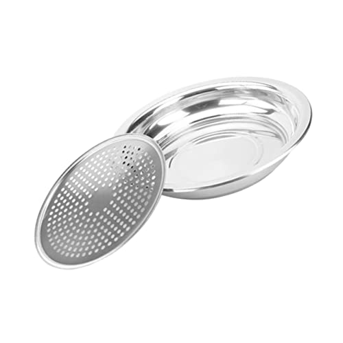 HOUDERCO Dumpling Disk Multifunktionale Runde Doppelschichtige Abtropfplatte Dampfgargeeignet Rostfrei Hygienisch Platzsparend für Küche und Haushalt von HOUDERCO